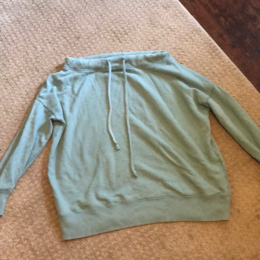 Off the shoulder sweatshirt